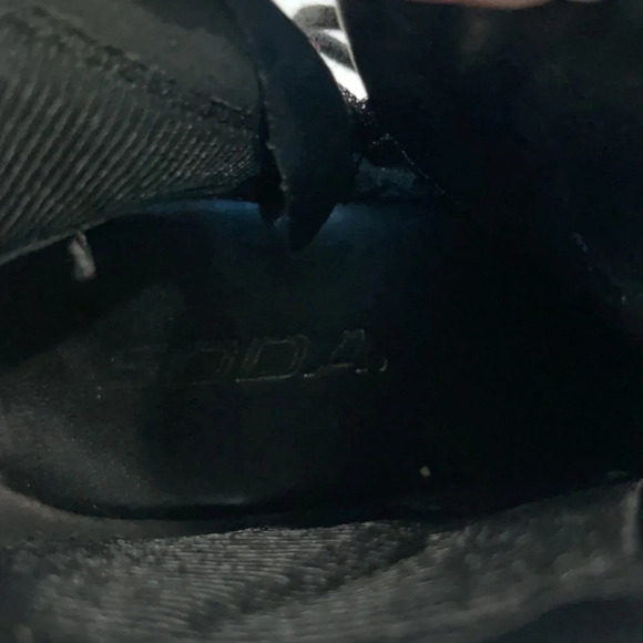 Soda Y2k Combat Lace Up Zip Block Heel Ankle Boots size 6 1/2 - Picture 6 of 16